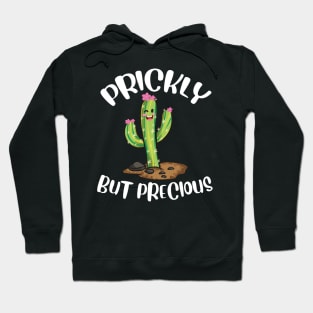 Prickly But Precious | Funny Cacti Gift | Cute Girls Cactus Hoodie